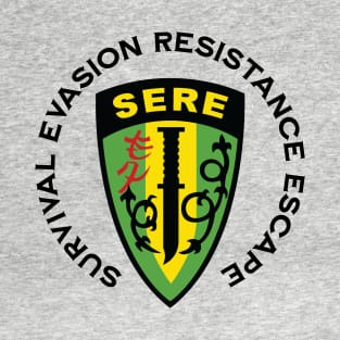 Survival Evasion Resistance Escape SERE School T-Shirt